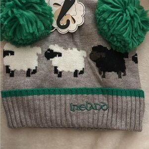 Sheep Pom-Pom Hat from Ireland